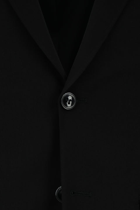 Black 6-Drop Regular Fit Standard Cut Suit