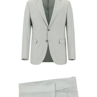 Light Gray 7 Drop Slim Fit Suit