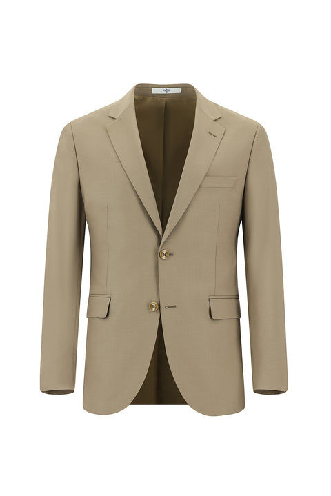 Light Brown 7 Drop Slim Fit Narrow Cut Suit