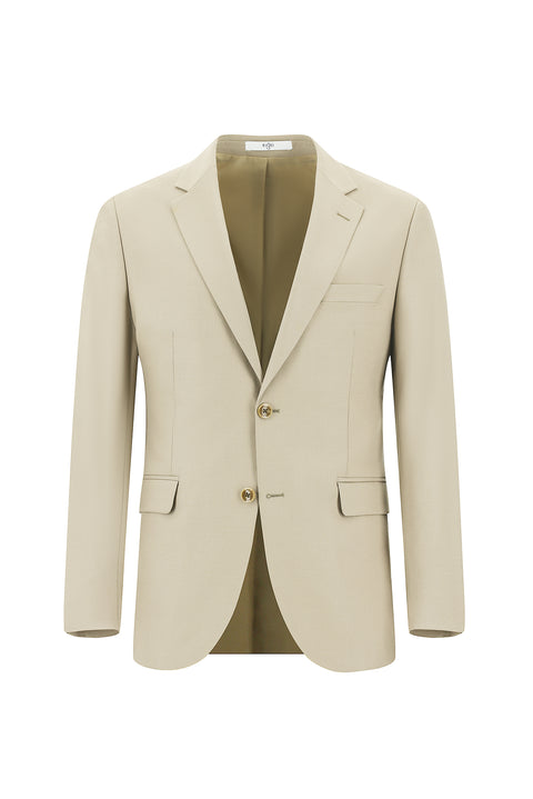 Light Beige 7 Drop Slim Fit Narrow Cut Suit