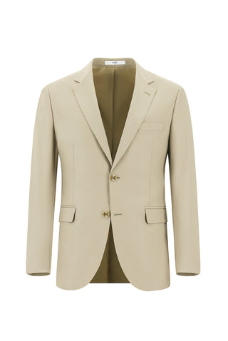  Orta Bej 7 Drop Slim Fit Dar Kesim Takım Elbise