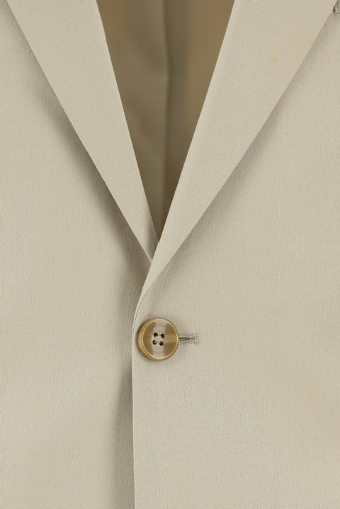 Medium Beige 7 Drop Slim Fit Suit