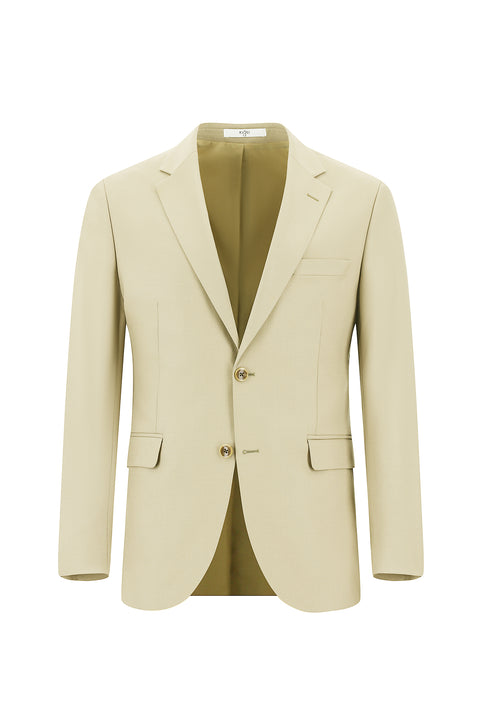 Cream 7 Drop Slim Fit Narrow Cut Suit