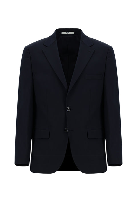 Dark Navy 4-Drop Relaxed Fit Suit
