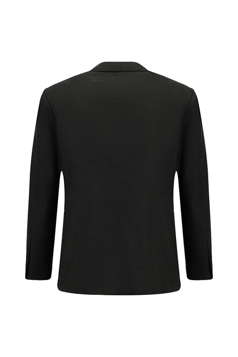 Koyu Füme 4 Drop Relaxed Fit Rahat Kesim Mono Yaka Takım Elbise