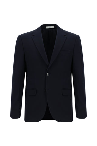  Koyu Lacivert 7 Drop Slim Fit Dar Kesim Mevsimlik Likralı Esnek Takım Elbise