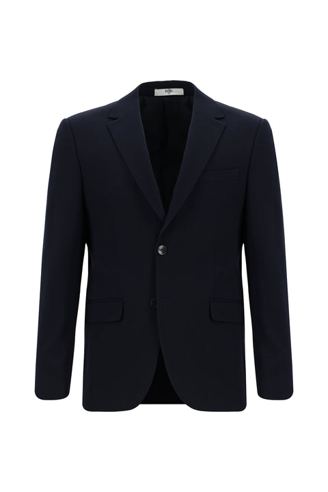 Dark Navy 4-Drop Relaxed Fit Seasonal Lycra Stretch Suit