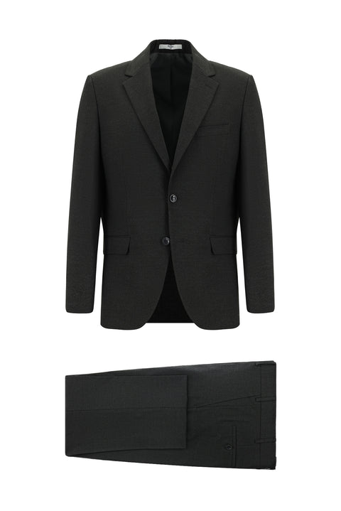 Dark Anthracite 4-Drop Relaxed Fit Suit