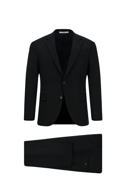 Dark Navy 4-Drop Relaxed Fit Suit