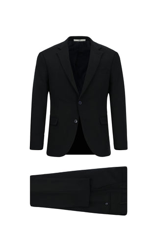  Koyu Lacivert 7 Drop Slim Fit Dar Kesim Takım Elbise