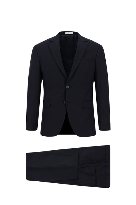 Koyu Lacivert 6 Drop Regular Fit Standart Kesim Takım Elbise