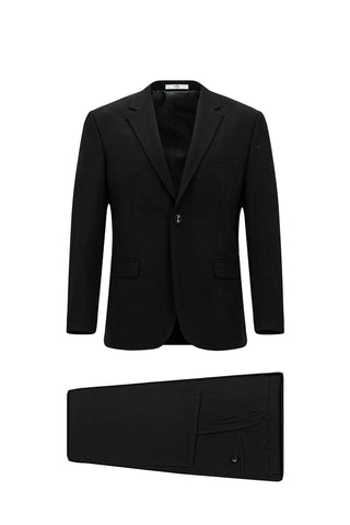  Siyah 7 Drop Slim Fit Dar Kesim Takım Elbise
