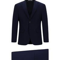 Medium Navy 4-Drop Relaxed Fit Suit