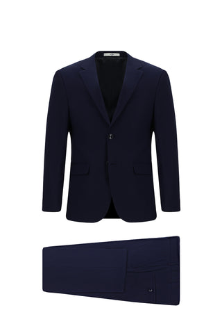  Orta Lacivert 4 Drop Relaxed Fit Rahat Kesim Takım Elbise