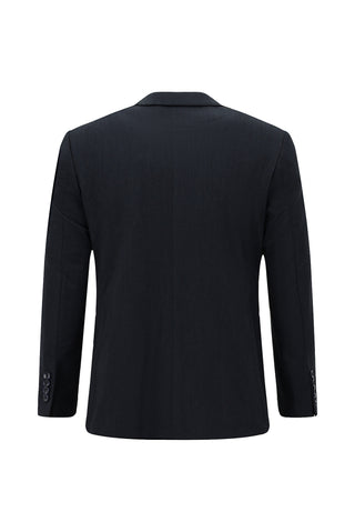  Siyah Lacivert 7 Drop Slim Fit Dar Kesim Takım Elbise