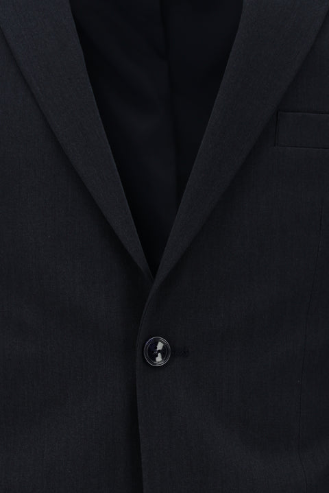 Black and Navy Blue 7 Drop Slim Fit Suit