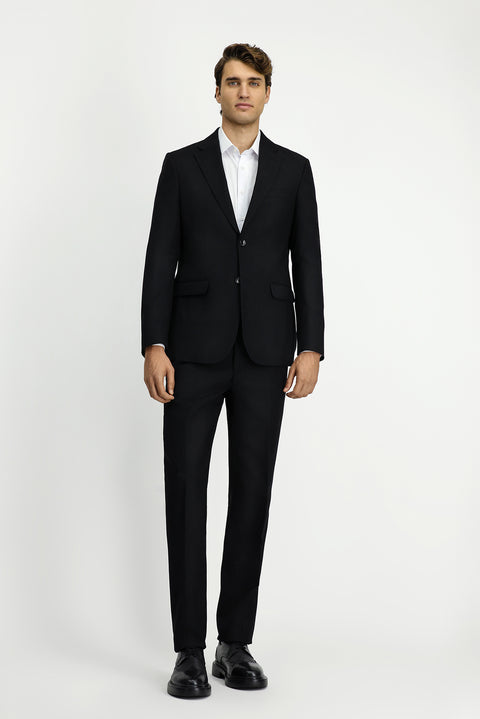 Black 7 Drop Slim Fit Narrow Cut Suit