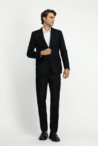  Siyah 7 Drop Slim Fit Dar Kesim Takım Elbise