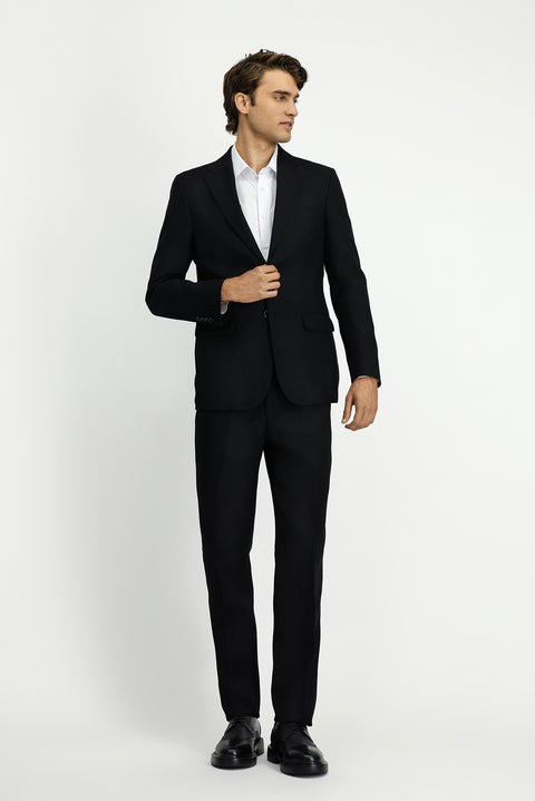 Black 7 Drop Slim Fit Narrow Cut Suit