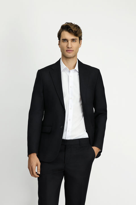 Black 7 Drop Slim Fit Narrow Cut Suit