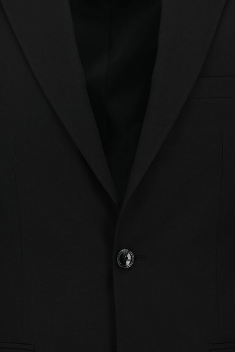 Siyah 7 Drop Slim Fit Dar Kesim Takım Elbise