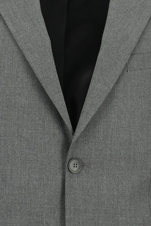 Medium Gray 7 Drop Slim Fit Suit