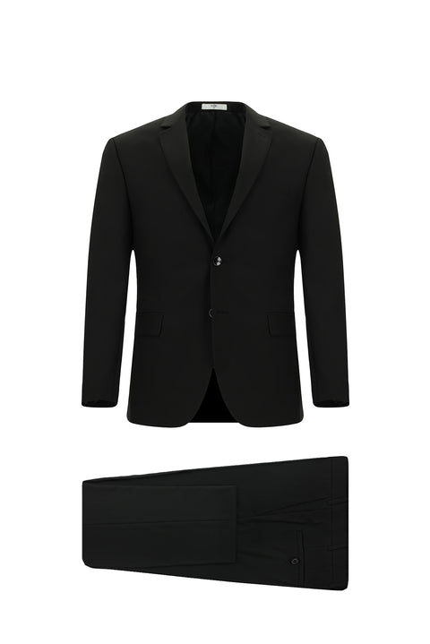 Black 7 Drop Super Slim Fit Extra Narrow Cut Suit