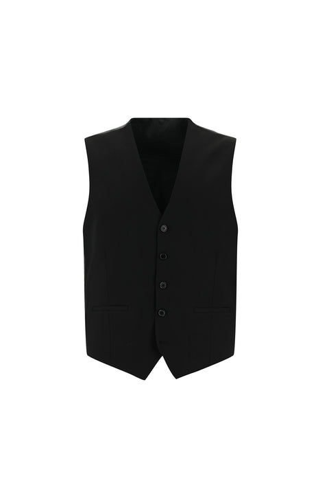 Dark Anthracite 7 Drop Super Slim Fit Extra Narrow Cut Suit with Vest