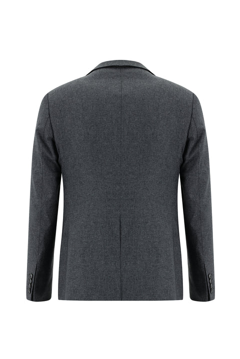 Dark Gray 7 Drop Super Slim Fit Extra Narrow Cut Suit with Vest