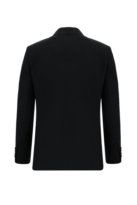 Black 7 Drop Slim Fit Suit with Vest