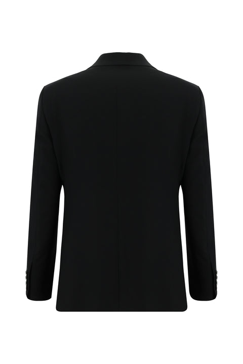 Black 6-Drop Regular Fit Suit with Vest
