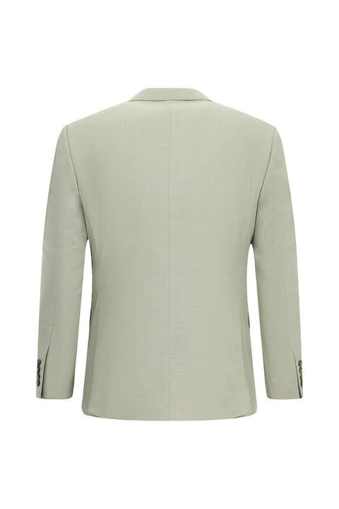Moss Green 7 Drop Slim Fit Narrow Cut Suit with Vest