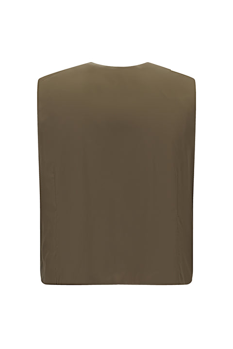 Light Beige 7 Drop Slim Fit Suit with Vest