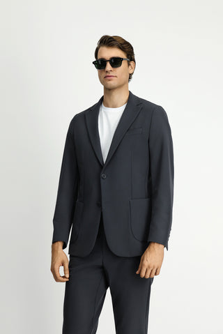  Koyu Füme Techno-Line 7 Drop Super Slim Fit Eksra Dar Kesim Takım Elbise