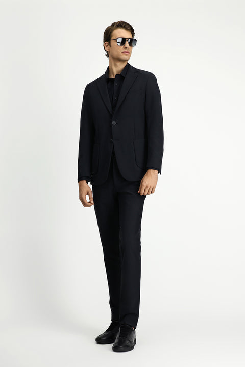 Dark Anthracite Techno-Line 7 Drop Super Slim Fit Extra Narrow Cut Suit
