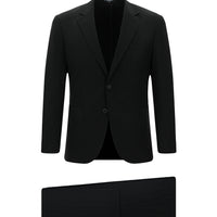 Black Techno-Line 7 Drop Slim Fit Lycra Suit