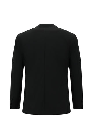  Siyah Techno-Line 7 Drop Slim Fit Dar Kesim Likralı Takım Elbise