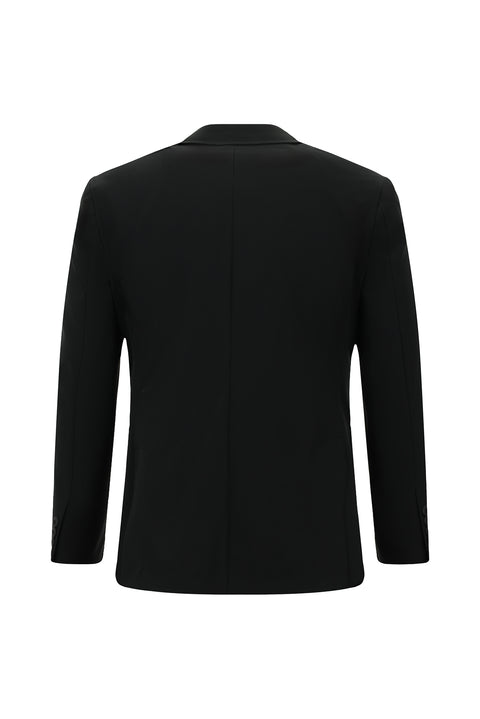 Black Techno-Line 7 Drop Slim Fit Lycra Suit