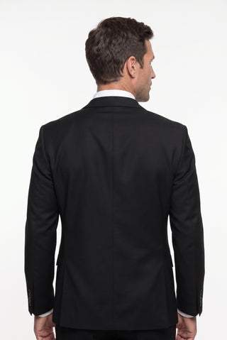  Siyah 4 Drop Relaxed Fit Rahat Kesim Mevsimlik Likralı Esnek Takım Elbise