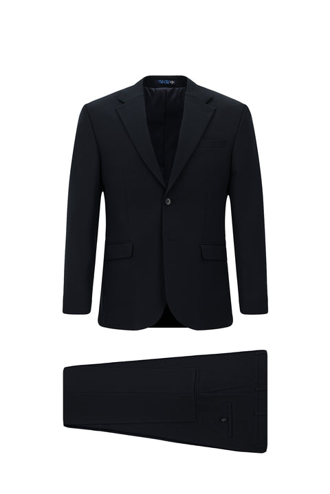 Dark Navy 4-Drop Relaxed Fit Seasonal Lycra Stretch Suit