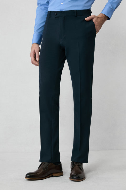 Dark Navy 7 Drop Super Slim Fit Extra Narrow Cut Seasonal Lycra Stretch Suit