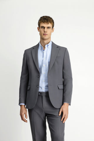  Koyu Antrasit 7 Drop Slim Fit Dar Kesim Mevsimlik Likralı Esnek Takım Elbise