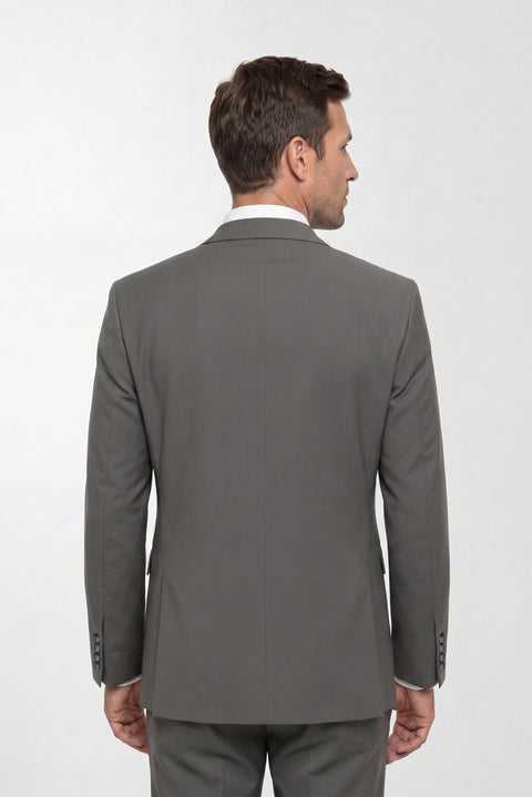 Dark Anthracite 7 Drop Super Slim Fit Extra Narrow Cut Seasonal Lycra Stretch Suit