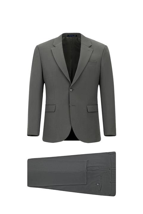Dark Anthracite 4-Drop Relaxed Fit Seasonal Lycra Stretch Suit
