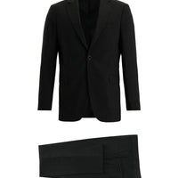 Dark Gray 7 Drop Slim Fit Narrow Cut Wool Suit