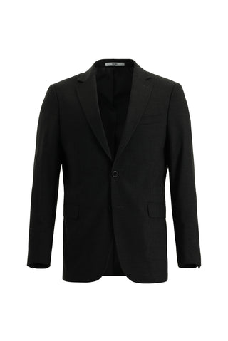  Koyu Füme 6 Drop Regular Fit Standart Kesim Yünlü Takım Elbise