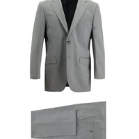 Orta Gri 4 Drop Relaxed Fit Rahat Kesim Yünlü Takım Elbise