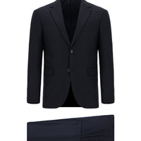 Dark Navy 7 Drop Slim Fit Narrow Cut Wool Suit
