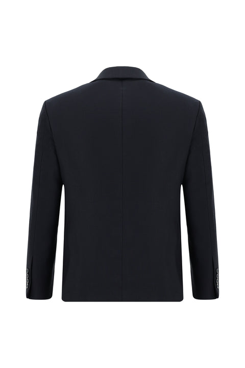 Dark Navy 7 Drop Slim Fit Narrow Cut Wool Suit