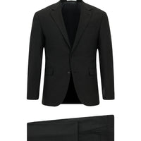 Dark Gray 6-Drop Regular Fit Standard Cut Wool Suit